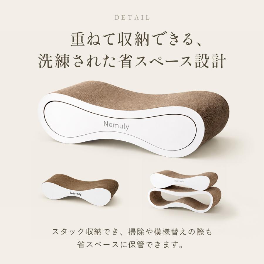 猫 爪とぎ ダンボール ベッド 猫の爪とぎ 猫爪とぎ 爪とぎ ハウス 爪研ぎ  2個セット ゴミが出ない 散らからない Nemuly | Laundly | 15