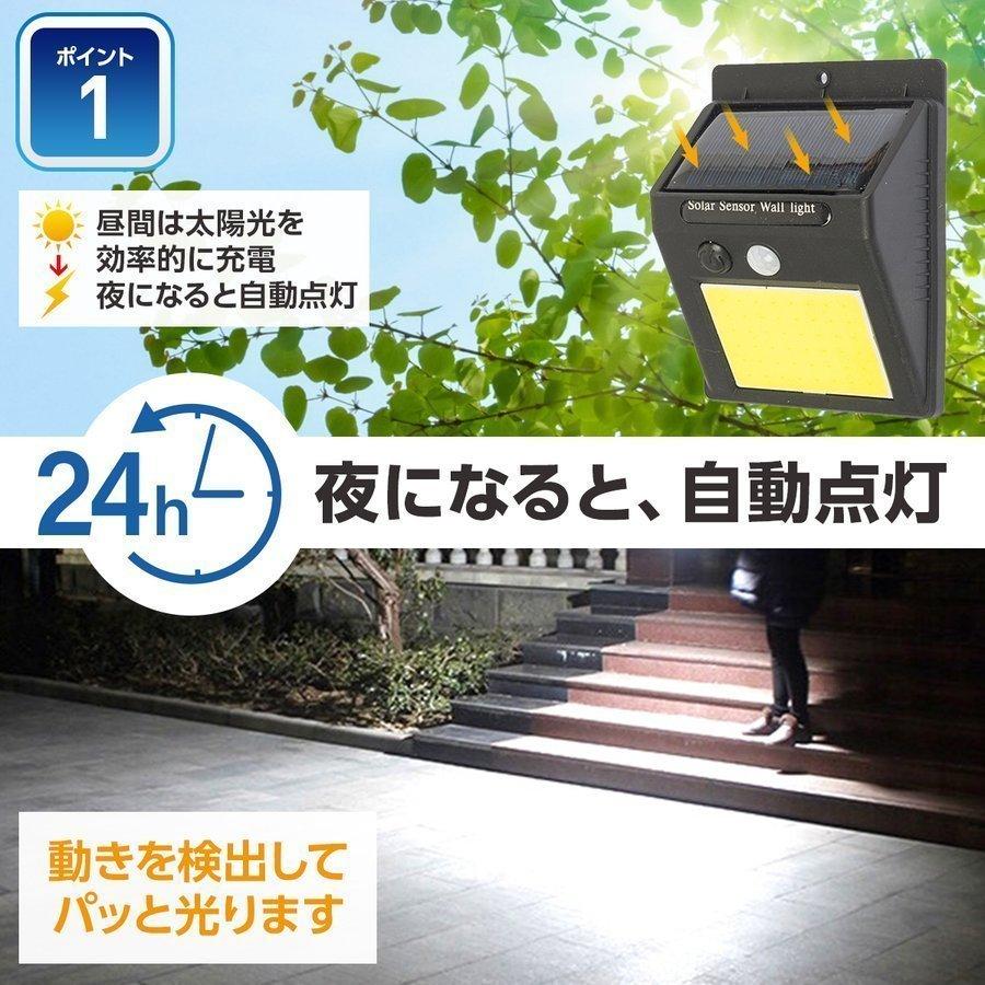 センサーライト ソーラーライト 人感センサー 48LED IP65防水 防犯ライト 自動点灯 太陽光発電 照明範囲 屋外 庭 玄関 :re057solarlight:Laundly - 通販 - Yahoo!ショッピング センサーライト ソーラーライト 人感センサー 48LED IP65防水 防犯ライト 自動点灯 太陽光発電 照明範囲 屋外 庭 玄関 :re057solarlight:Laundly - 通販 - Yahoo!ショッピング