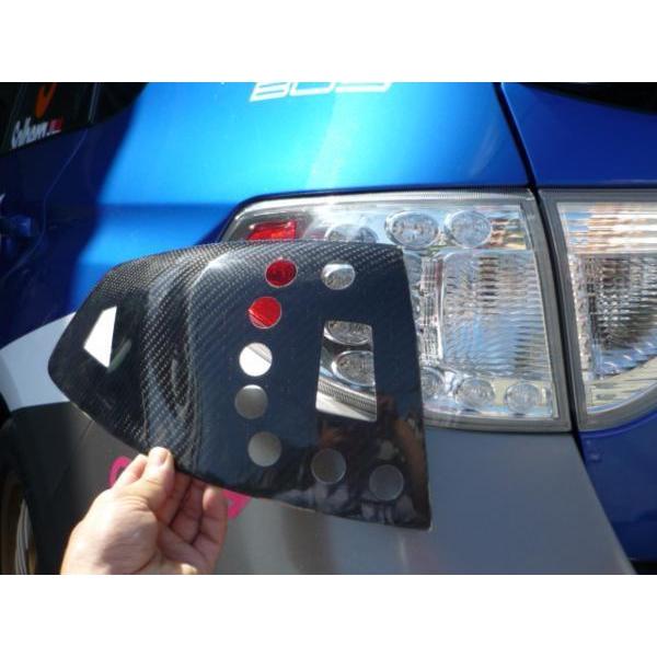 WRC CUSTOM カーボンテールランプカバー 左右1SET スバル インプレッサ