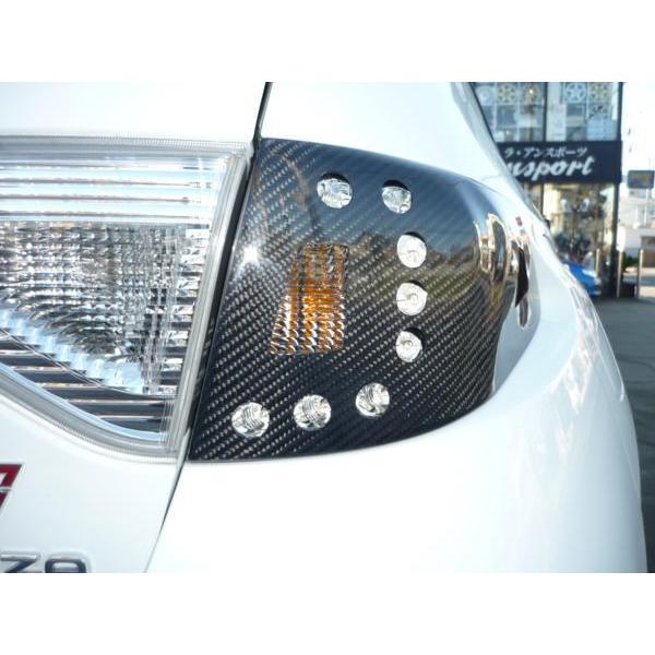 WRC CUSTOM カーボンテールランプカバー 左右1SET スバル インプレッサ