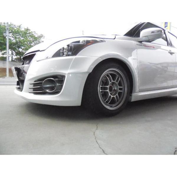 JWRC CUSTOM スズキ スイフト ワイドフロントフェンダー FRP製 純正