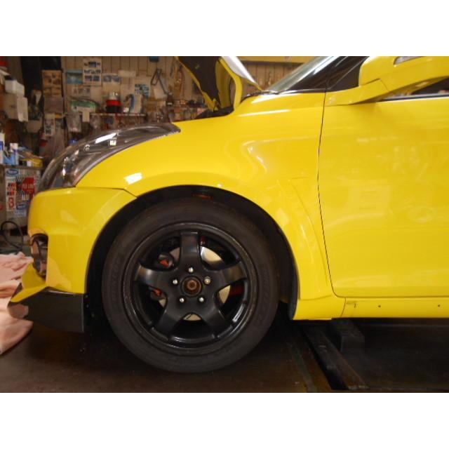 JWRC CUSTOM スズキ スイフト ワイドフロントフェンダー FRP製 純正