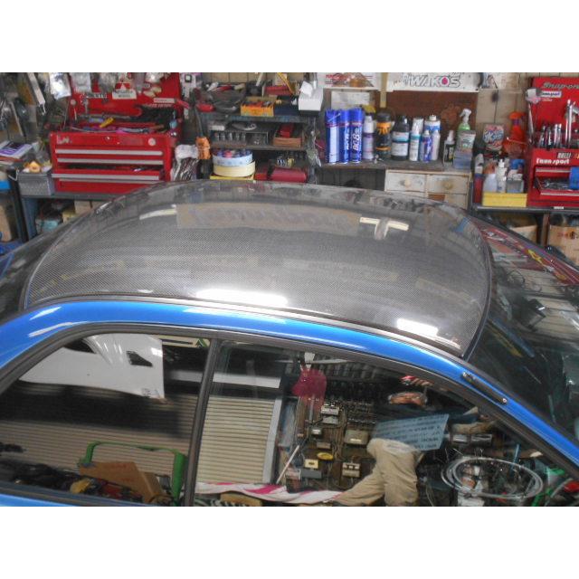 ラ・アンスポーツ カーボンルーフシェル GC8型用 Carbon roof shell for SUBARU IMPREZA GC8 受注生産 ...