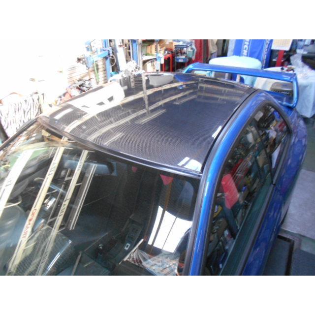 ラ・アンスポーツ カーボンルーフシェル GC8型用 Carbon roof shell for SUBARU IMPREZA GC8 受注生産 ...