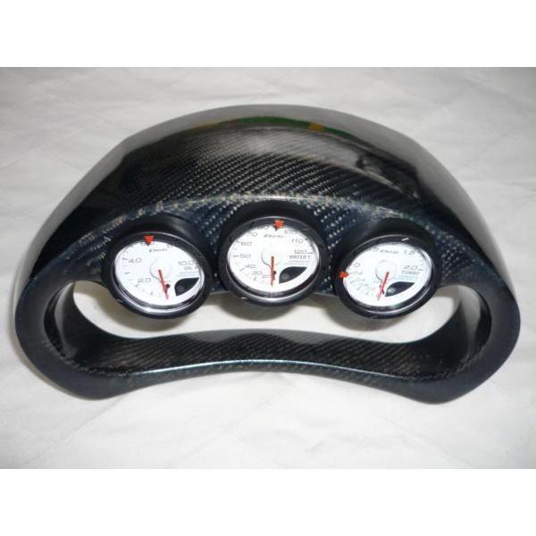 ラ・アンスポーツGRB/F.GVB/F型用52Φ3連カーボンメーターフード（受注