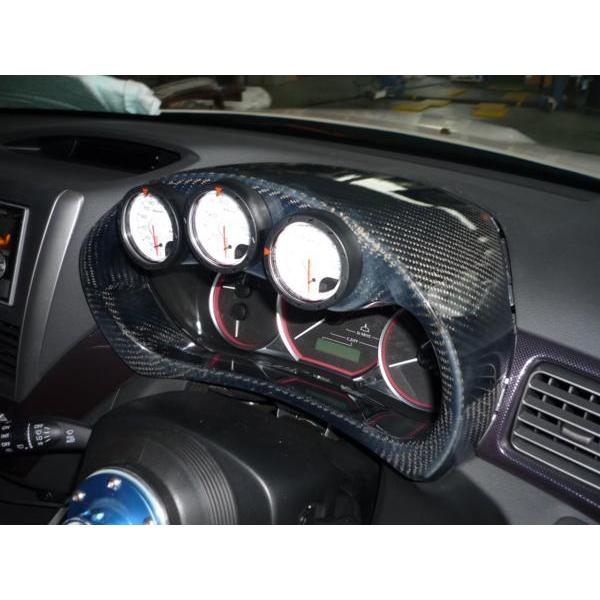 ラ・アンスポーツGRB/F.GVB/F型用52Φ3連カーボンメーターフード（受注