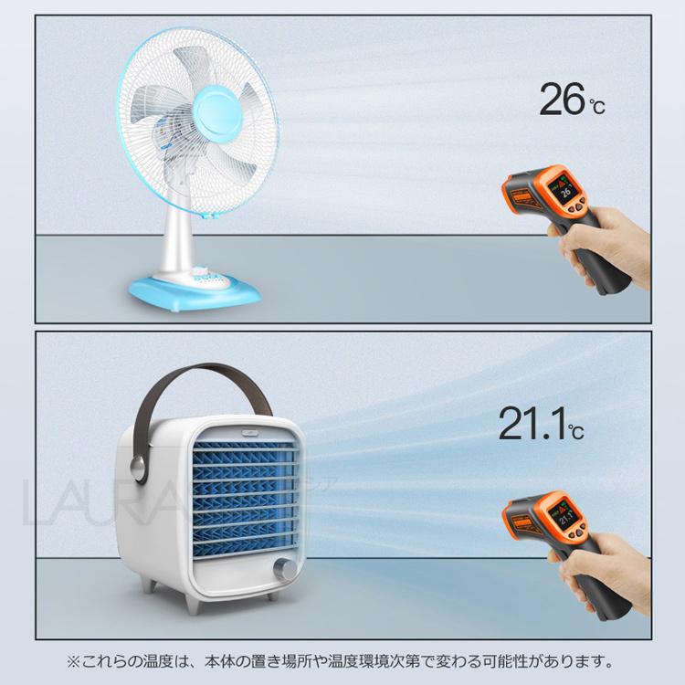 卓上冷風扇 氷 冷風機 扇風機 ミニファン コンパクトエアコン クーラー
