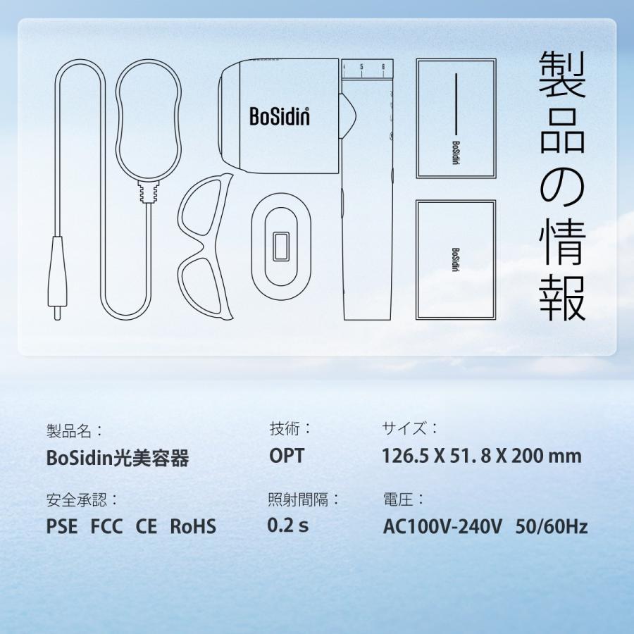 BoSidin 脱毛器 女性 メンズ 光脱毛器 サロン級 フラッシュ 家庭 BoSidin 脱毛器 女性 メンズ 光脱毛器 サロン級 フラッシュ 家庭