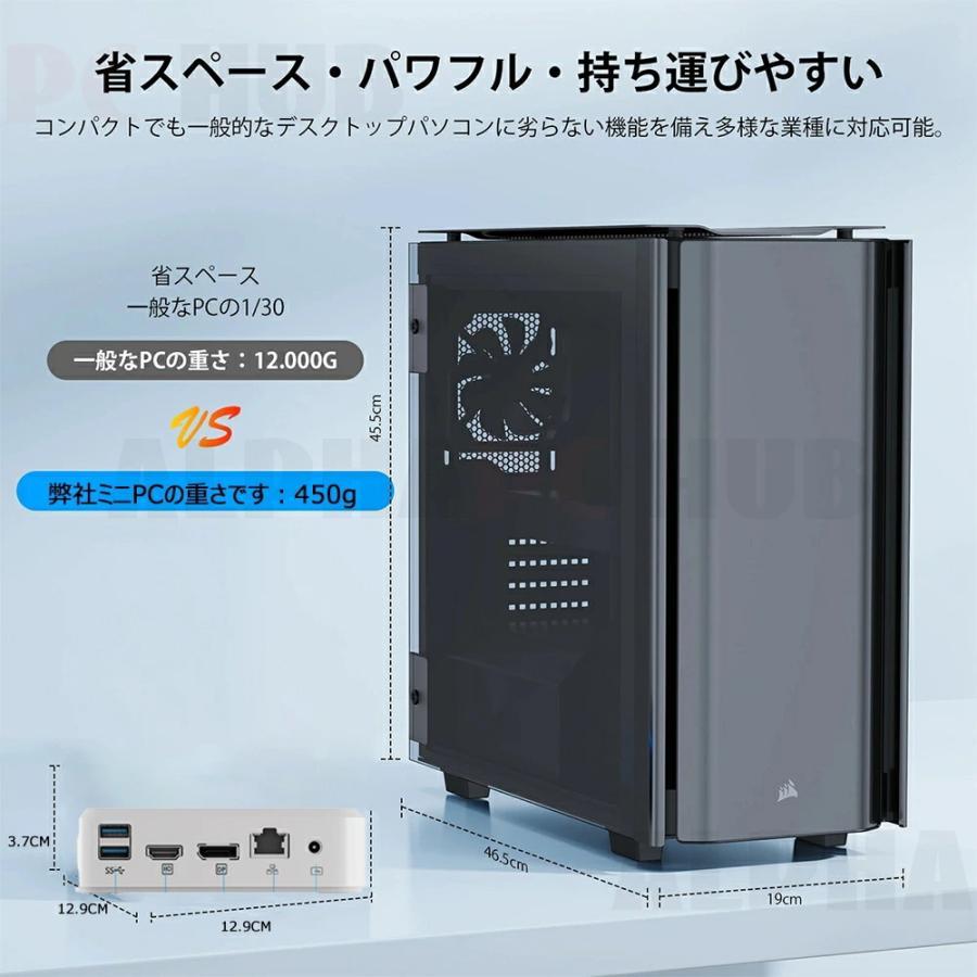 激安！Office搭載Win11 超小型高性能PC Ryzen7 SSD1TB ミニPC 新品 Windows11 ミニパソコン mini pc office付き デスクトップ