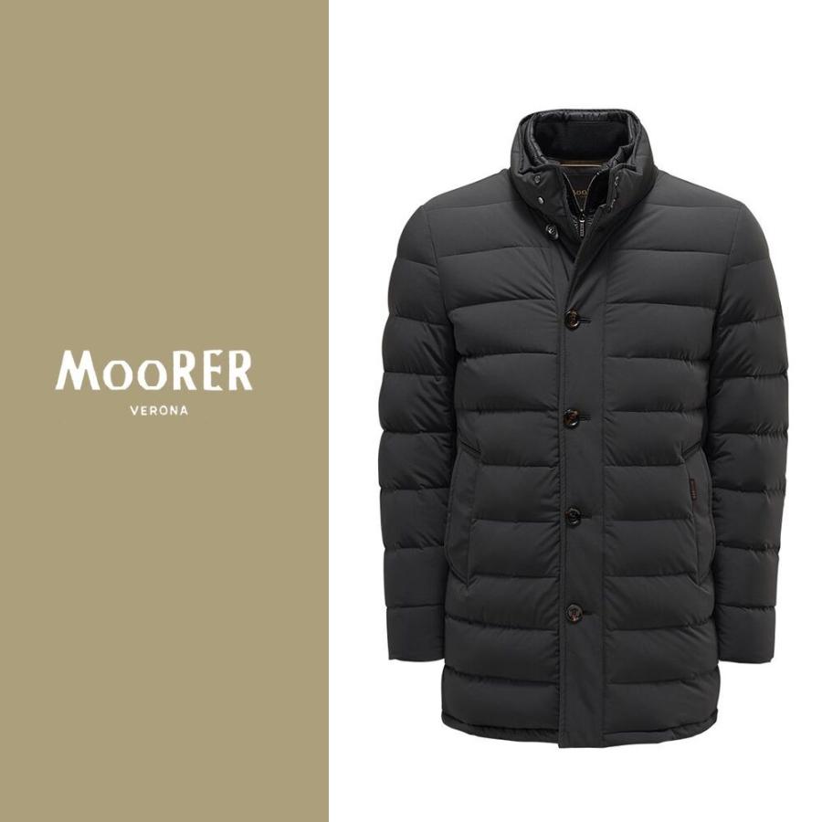 MooRER CALEGARI ダウンコート チャコールグレー