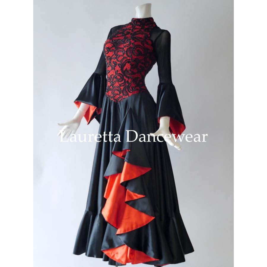Lauretta Dancewear 社交ダンスドレス 衣装 パソドブレ ラテン