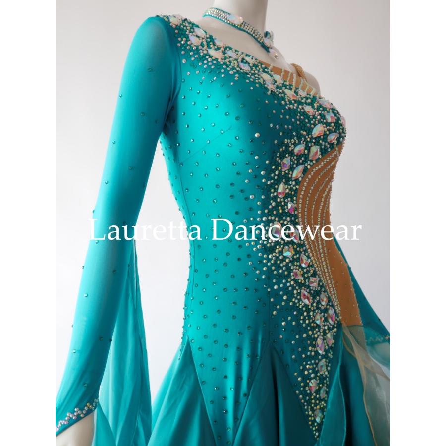 Lauretta Dancewear 社交ダンスドレス衣装 スタンダード モダン 競技