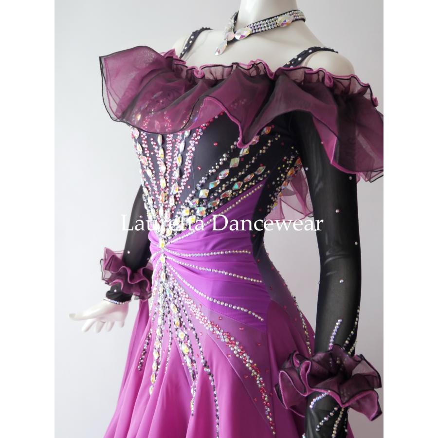 Lauretta Dancewear 社交ダンスドレス衣装 スタンダード/モダン 高級