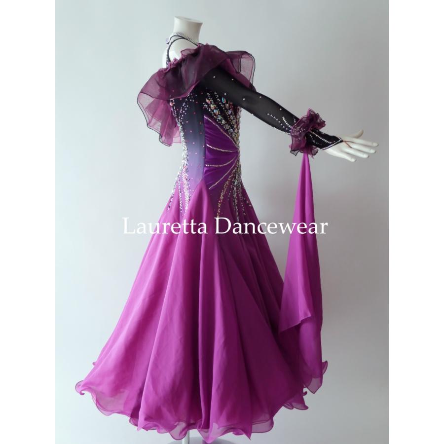 Lauretta Dancewear 社交ダンスドレス衣装 スタンダード/モダン 高級