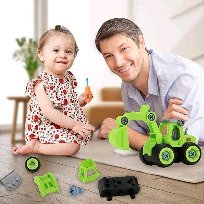 車おもちゃ 組み立ておもちゃ 工事カー 建設車両 Diy知育玩具 ショベルカー 工事ごっこ遊び 砂場遊び 玩具 1歳 2歳 3歳 4歳 誕生日プレゼント Ggdyjjt85l Pademolay Org