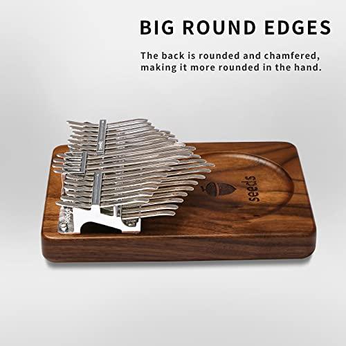 Seeds Kalimba 34 Key Chromatic Thumb Piano Pisces CTuned,Double Layer