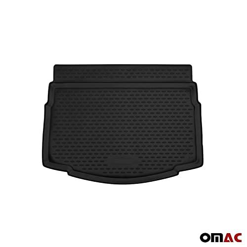 まとめ買いお得 OMAC Trunk Mats for VW ID.3 HB 2020-2022 Black 3D Molded Rear Guard Cargo Liners Rubber - All Weather Protection - Odorless - Heavy Duty / Car SUV Aut