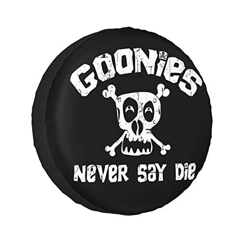 Rfuxemwa　Goonies　Never　Say　Die　Spare　Tire　Universal　Uv　Vehicle,　Wheel　Cover　Waterproof　Rv　for　Fit　Trailer　Cover　Tire　Sun　Camper　Dust-Proof　SUV　16　inch