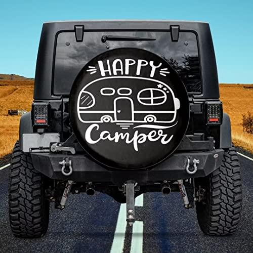 Happy　Camper　Spare　Cover　Cover　Tire　Tire　13in　SUV　Tire　Camper　Cover　Camper　Cover　RV　Rv　Truck　Wheel　Spare　Spare　Universal　Tire　for　Trailer