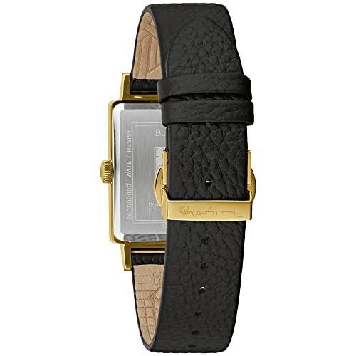 秋冬の主役◎ Bulova Mens Frank Lloyd Dana-Thomas House Quartz Watch 【8595576484】(30615円)