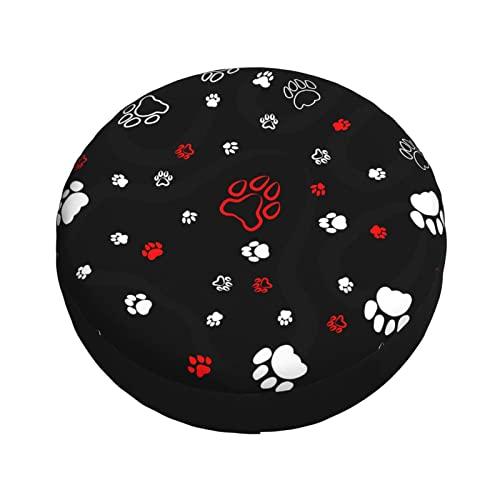 Cat　Dog　Paw　Dust-Proof　Spare　Universal　Tire　Protectors　Fit　Trailer　inch　Cover　Camper　Wheel　Rv　Trailer　SUV　for　Truck　17　Travel　Waterproof