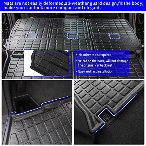 Rongtaod Fit 2011-2021 Jeep Grand Cherokee Trunk Mat Cargo Mat 2022 2023 Grand Cherokee WK TPE Cargo Liner Back Seat Cover Protector Grand Cherokee Ac - 1