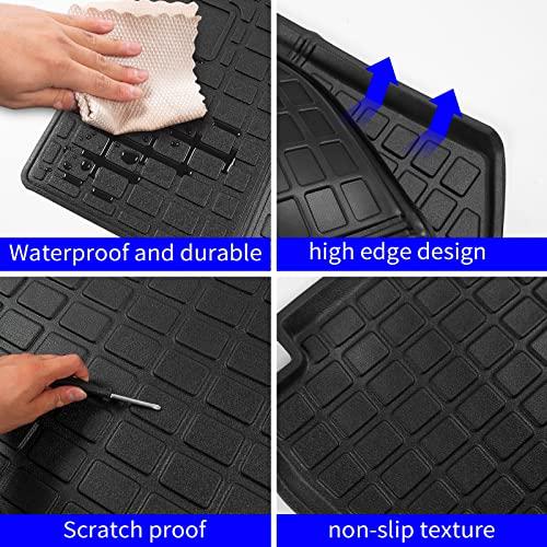 Rongtaod Fit 2011-2021 Jeep Grand Cherokee Trunk Mat Cargo Mat 2022 2023 Grand Cherokee WK TPE Cargo Liner Back Seat Cover Protector Grand Cherokee Ac - 3