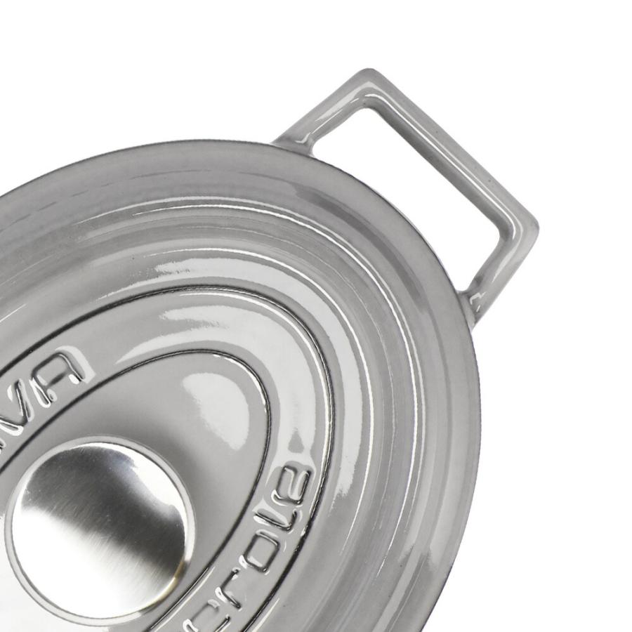 LAVA オーバルキャセロール マジョリカグレー 10cm LV0120