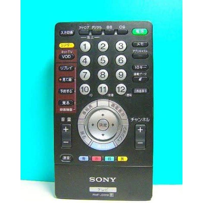 ソニー テレビリモコン RMF-JD002 テレビリモコン RMF JD002