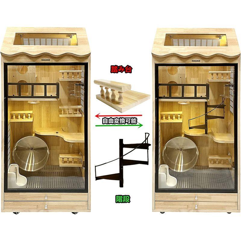 ★最終価格★ チンチラゲージセット 小動物飼育ケージ ゲージ 木製 135? RP-135-B 【DGJ1430691312】(50958円)