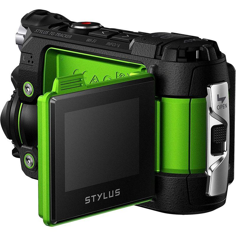 最安値❕ OLYMPUS アクションカメラ STYLUS TG-Tracker グリーン 防水性能30m 耐衝撃2.1m 耐荷重100kgf 防塵 耐 【A6890097677】(24541円)