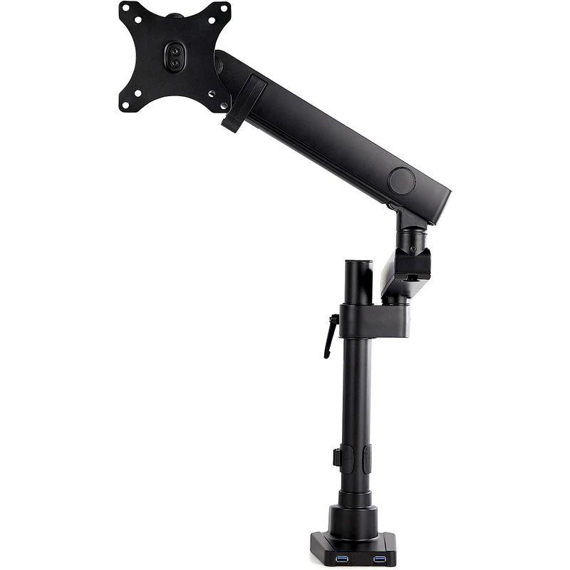 StarTech.com 液晶モニターアーム ポールマウント型 クランプ式/グロメット式 VESA規格34インチディスプレイ対応 2ポートU com 液晶モニターアーム ポールマウント型 クランプ式/グロメット式 VESA規格34インチディスプレイ対応 2ポートU USB