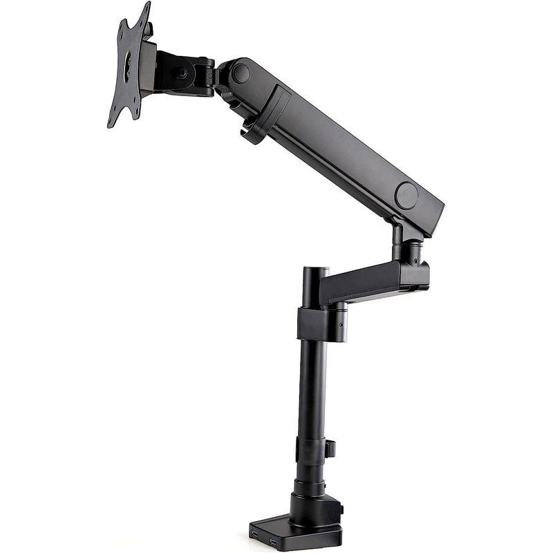 StarTech.com 液晶モニターアーム ポールマウント型 クランプ式/グロメット式 VESA規格34インチディスプレイ対応 2ポートU com 液晶モニターアーム ポールマウント型 クランプ式/グロメット式 VESA規格34インチディスプレイ対応 2ポートU USB