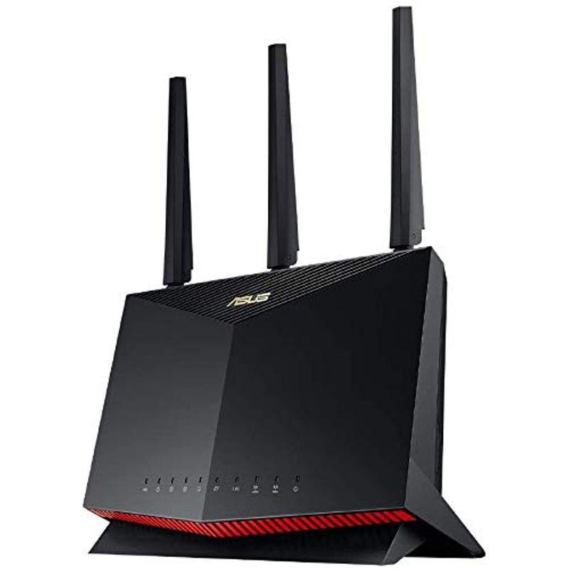 ASUSTek WiFi 無線 ルーター WiFi6 4804+861Mbps デュアルバンドゲーミング RT-AX86U (A) メッシュ