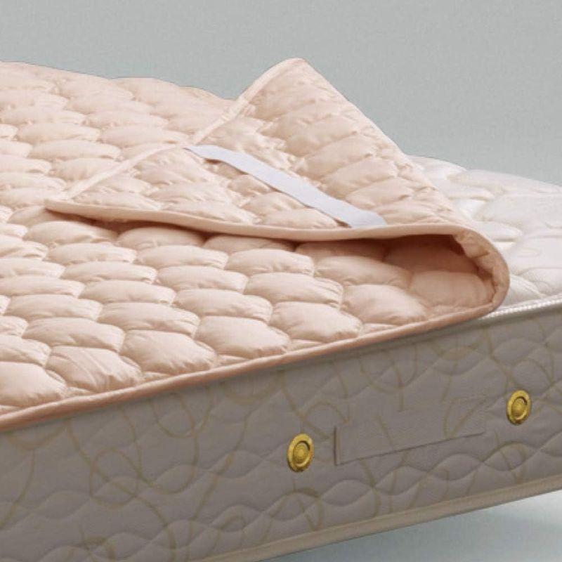 シモンズ(Simmons) 正規品 ベッドパッド シングル 羊毛ベッドパッド 97cm×195cm 洗える 通年使用可能 日本製 LG100 