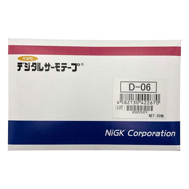 日油技研工業　デジタルサーモテープ　D-06　30入　1-628-04