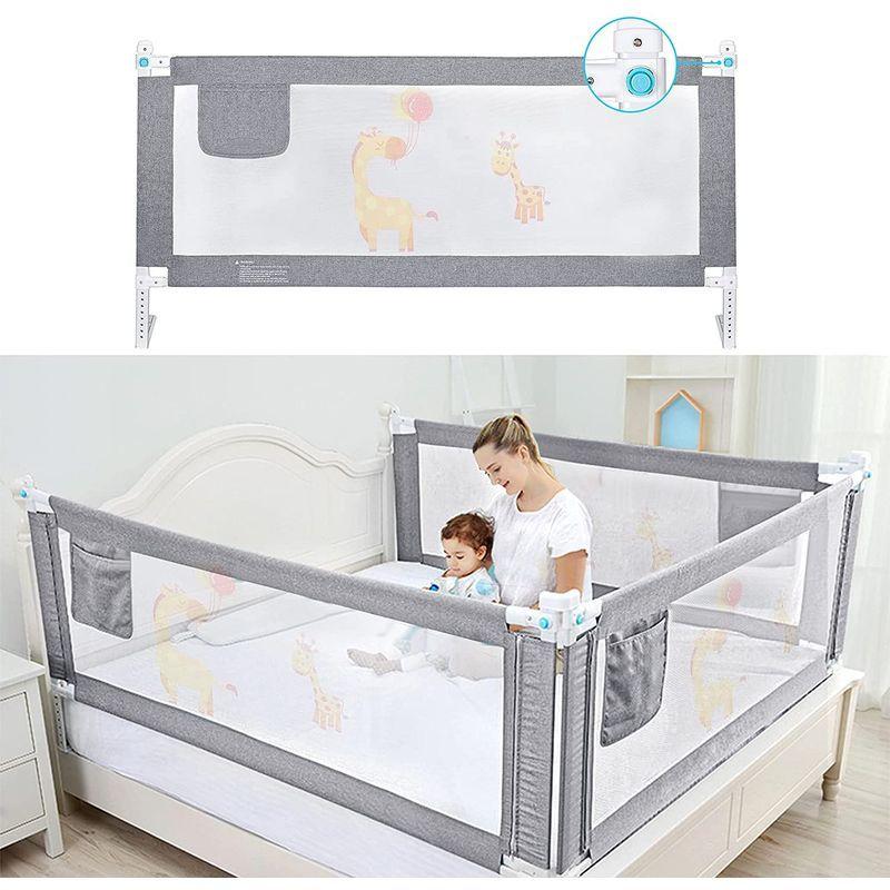 くらしを楽しむアイテム ベッドガード ポケット付き 2個組 ベッドフェンス ベッド 柵 布団 ズレ落ち 転落防止 リモコン スマホ 収納ポケット ベッドサイドポケット シンプル Originaljustturkey Com