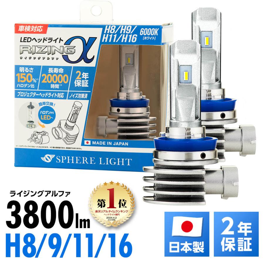 スフィアライト　ライジング3 6000k H8/H9/H11/H16 LED×1 slrzh11-0.jpg