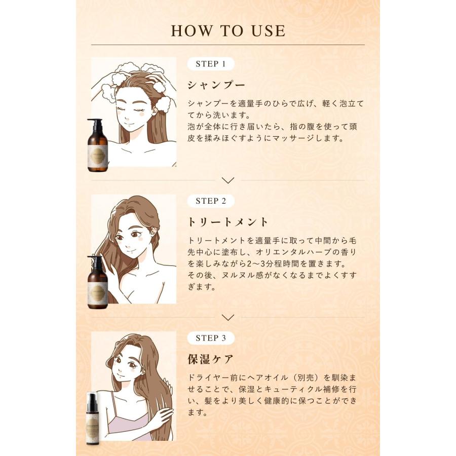 シャンプー トリートメント お試し トライアル セット 3袋