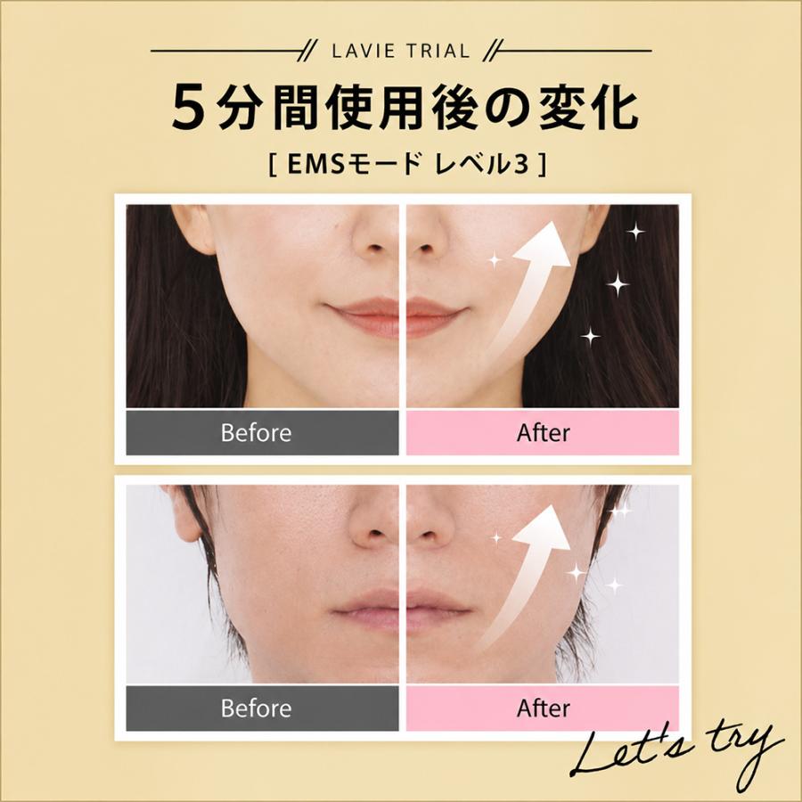 LAVIE（ラヴィ） 電気ブラシ 美顔器 EMSリフトケア 頭皮ケア LLLT RF