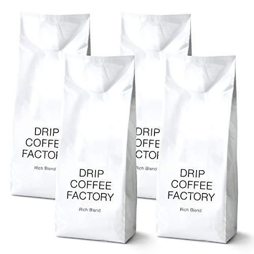 ドリップコーヒーファクトリー リッチブレンド コーヒー 粉 公式サイト 開店祝い 中挽き 2kg 500g × 4袋
