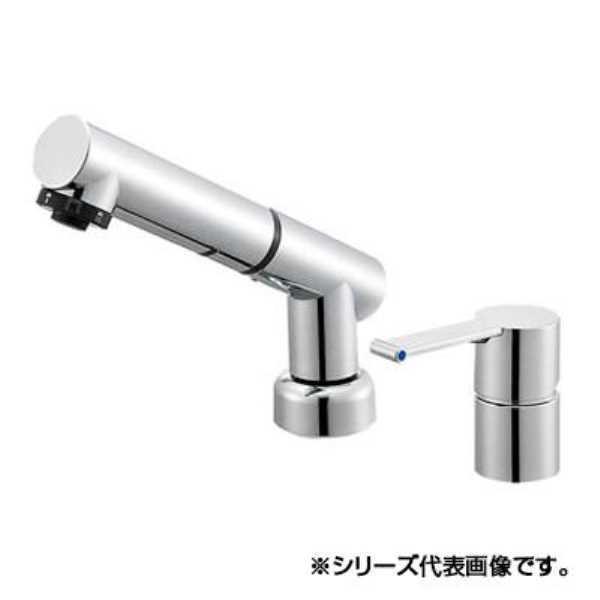 【使い勝手の良い】 La Vie en Reflet TOKYO洗面所用水栓関連 三栄 SANEI column シングルスプレー混合栓(洗髪用) K37510JVZ-13