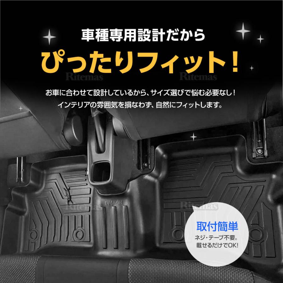 スイフト ZC 3D立体設計 3Dマット 3D 立体マット フロアマット 防水