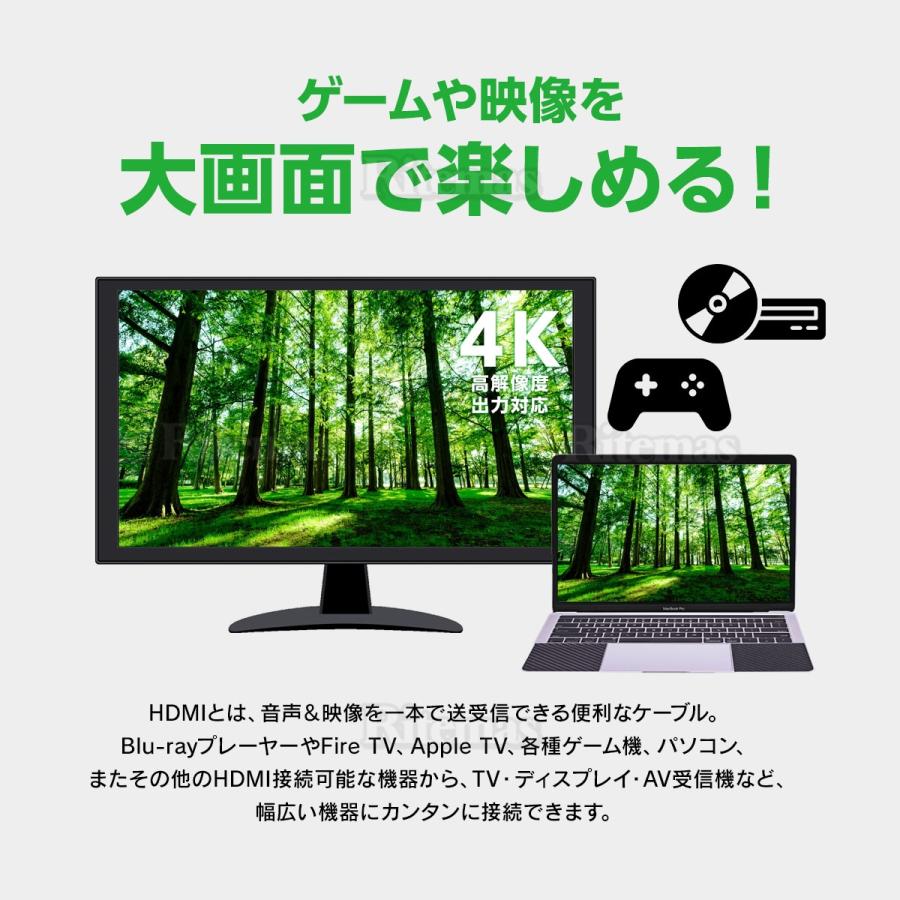 Hdmi ケーブル 0 5m 50cm 3d フルhd 3d映像 4k テレビ パソコン モニター タイプaオス コード Tv Pc タブレット Dv Hdmi 001 05m Atオフィスyahoo ショッピング店 通販 Yahoo ショッピング