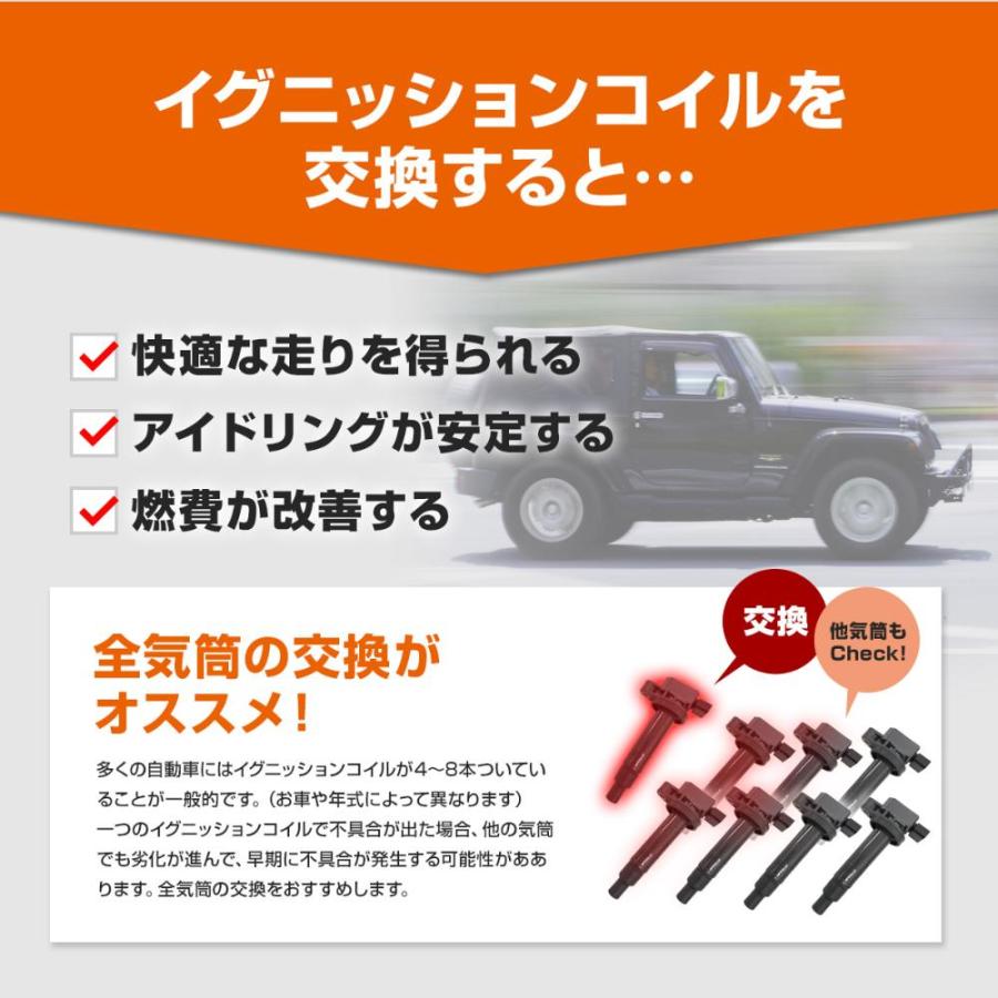 イグニッションコイル アクセラ BK5P ZY-VE デミオ DY3R DY3W DY5R 