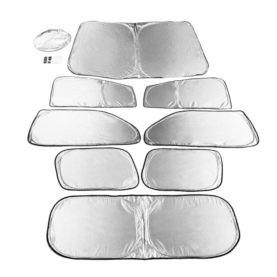 アルファード　30用　サンシェード　断熱　遮光　車中泊に（全13点） アルファード 30用 サンシェード 断熱 遮光 車中泊に（全13点
