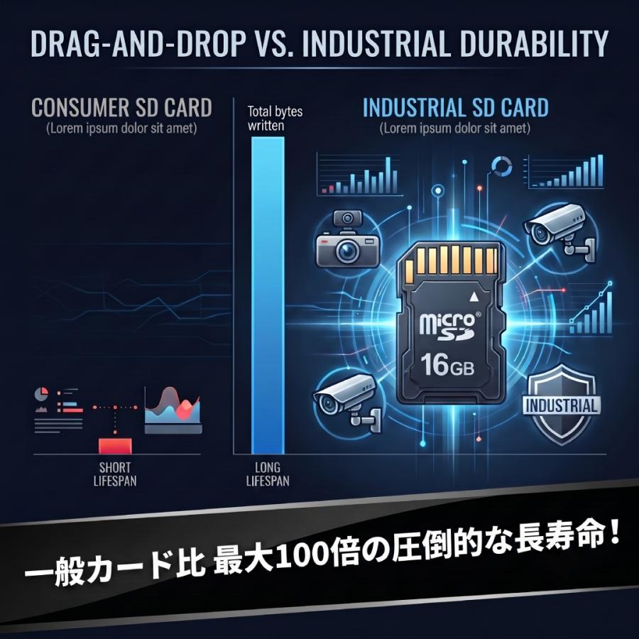 Panasonic（パナソニック） 産業用 microSDカード 16GB ドラレコ 高