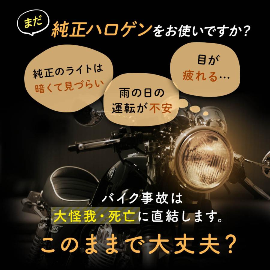 SPHERE LIGHT（スフィアライト） 2年保証 バイク用 RIZINGα H4 Hi/Lo