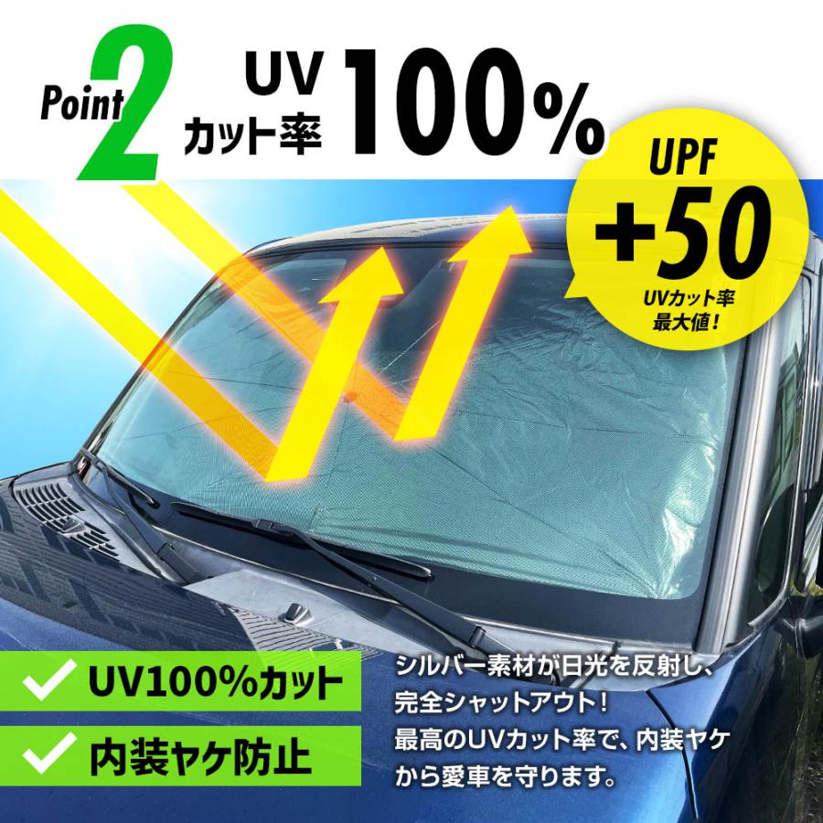 ヴェゼル RU1-RU4 傘型 サンシェード 車 フロントガラス 遮光 遮熱 UV