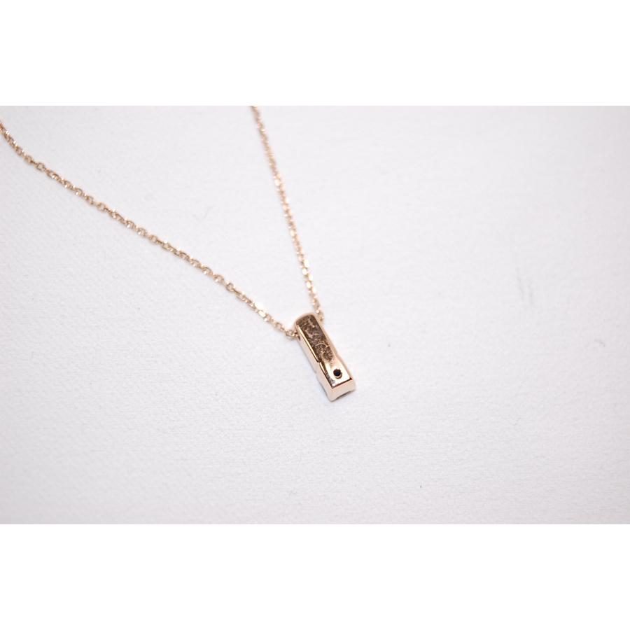 4℃ 4℃ ヨンドシー K18 ピンクゴールド サファイヤ ネックレス 